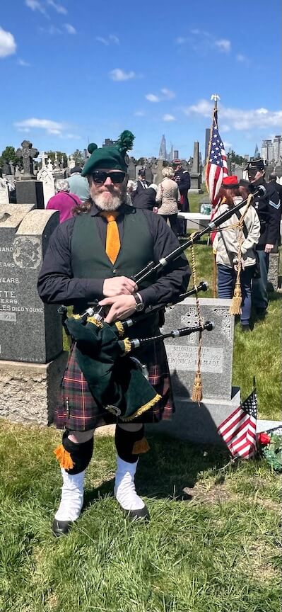 dedication for American Civil War Veteran Joseph Mansfield